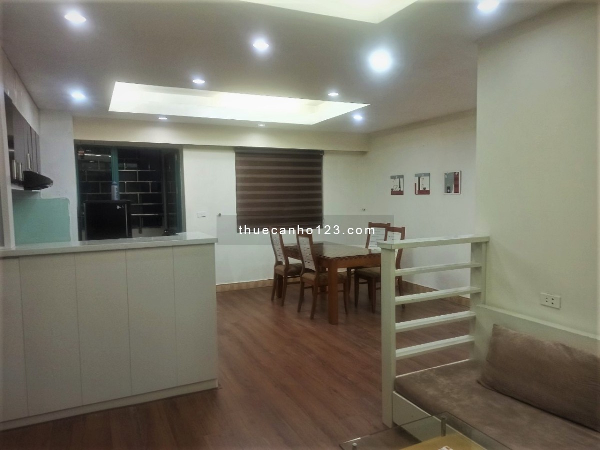 Cho thuê căn hộ chung cư 2PN, Full nội thất tại 671 Hoàng Hoa Thám, Ba Đình, HN