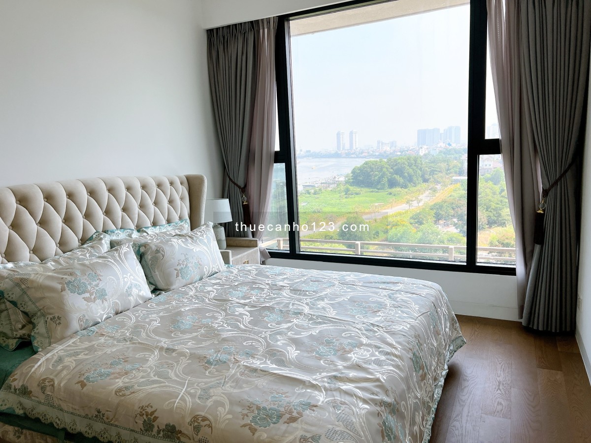 Căn hộ cho thuê NT cực đẹp, 3PN, 140m2, View sông, The River Thủ Thiêm, Giá 54tr