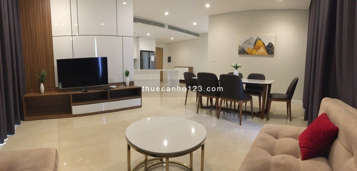 Đảo Kim Cương - Diamond Island căn hô 3PN, 117m2 giá 40 tr/th