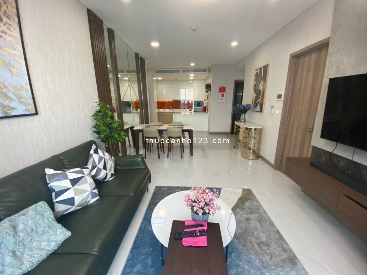 Cho thuê căn hộ cao cấp Bình Thạnh, Sunwah Pearl 2 phòng ngủ - 2WC 100m2 đầy đủ nội thất 36 triệu