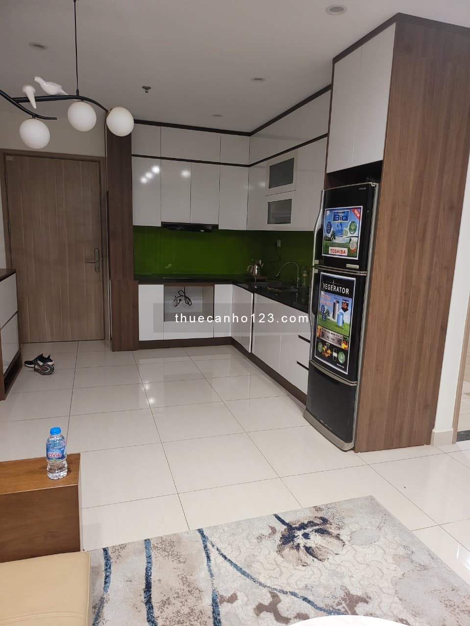 Rẻ Nhất! cho thuê căn 3PN 2Wc full đồ 12tr/tháng tại Vinhomes Smart City, LH: 0365811049