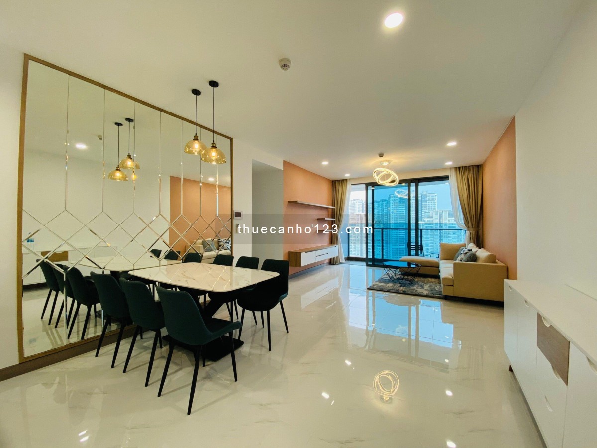 Căn hộ 3 phòng ngủ Luxury_133m2, Tại SUNWAH PEARL, nội thất Sang trọng_Cao cấp, giá 2000$