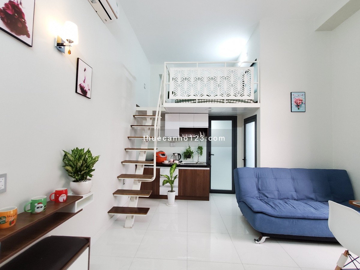 Căn hộ phòng duplex Full Nội Thất Cầu Kênh Tẻ Tân Quy Lotte Trung Tâm Quận 7 Lotte