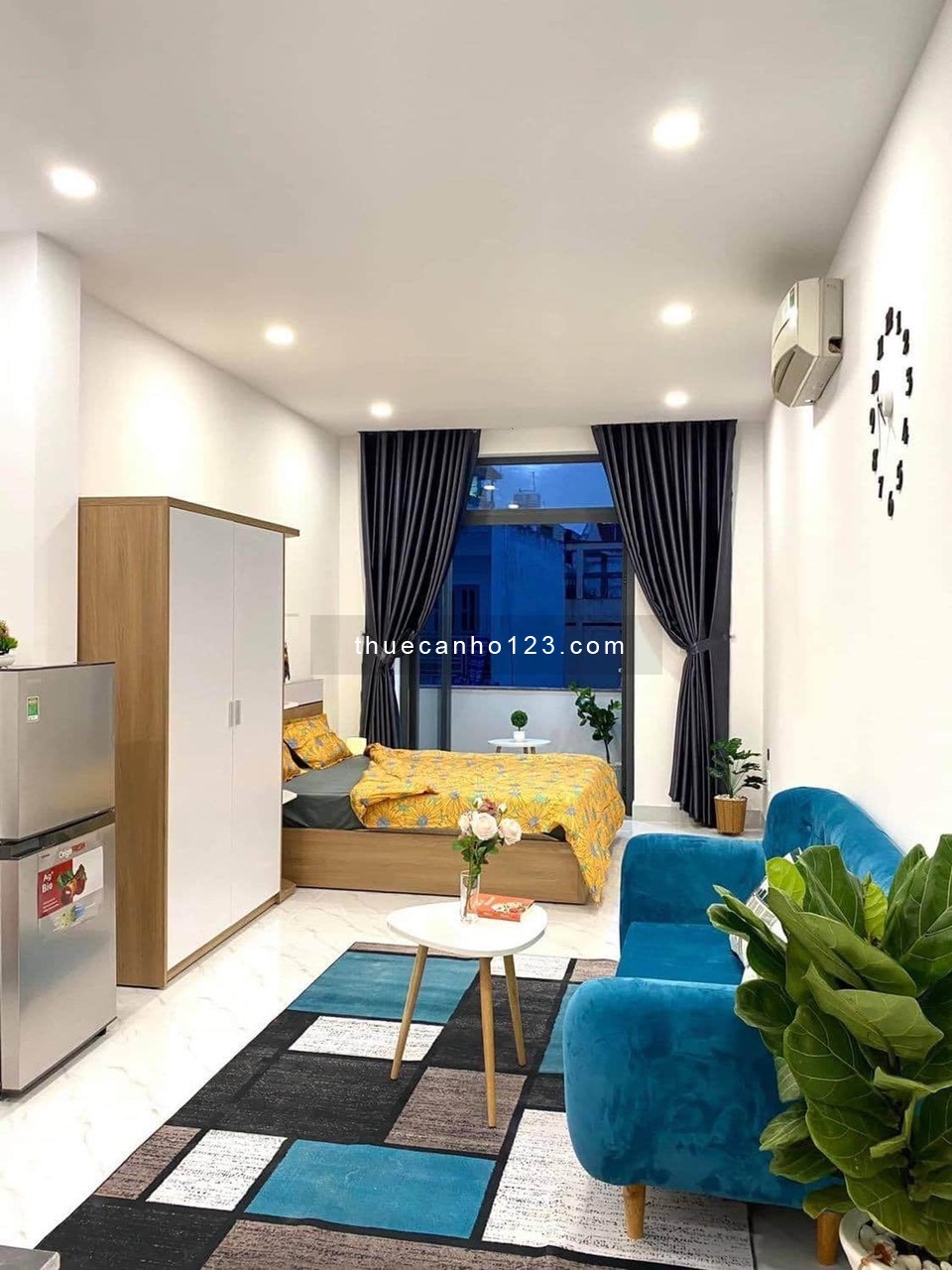 Căn hộ 35m2 - Hoàng Hoa Thám, Nguyễn Văn Đậu full nội thất hẽm xe hơi .