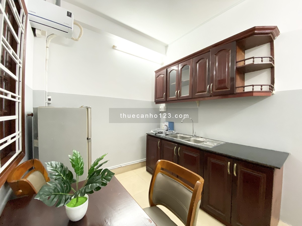 Studio trống sẵn 1pn, bếp tách biệt, bancol nội thất new An Khánh Quận 2