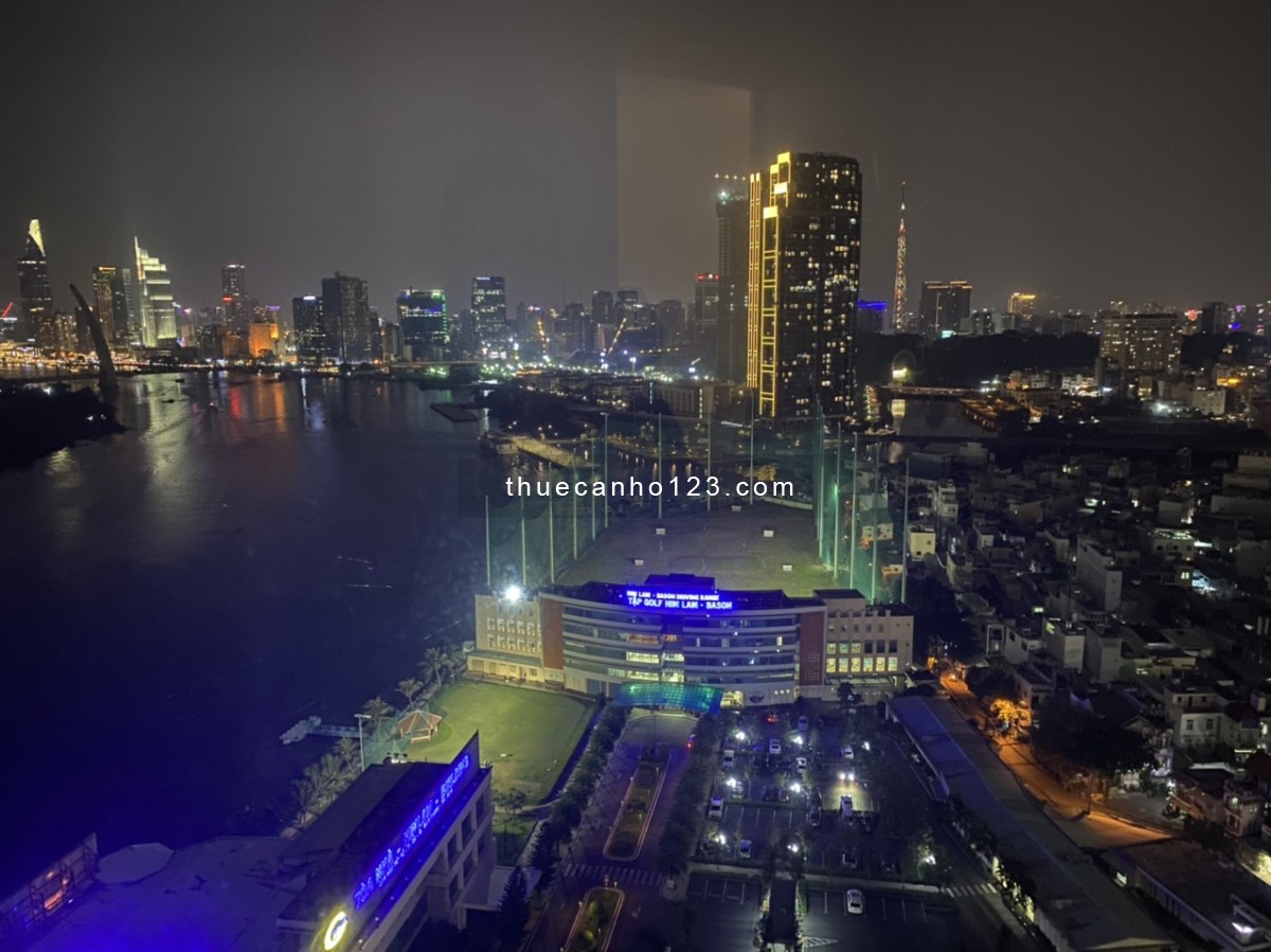 Thuê Căn hộ View sông trực diện Sunwah Pearl_2PN_Full NT_104m2_Giá 42tr