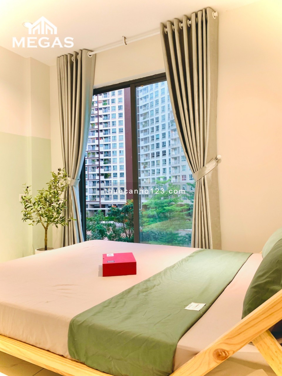 Cho thuê căn hộ căn hộ cửa sổ lớn full nội thất hiện đại ngay Nguyễn Duy Trinh Homyland Quận 2