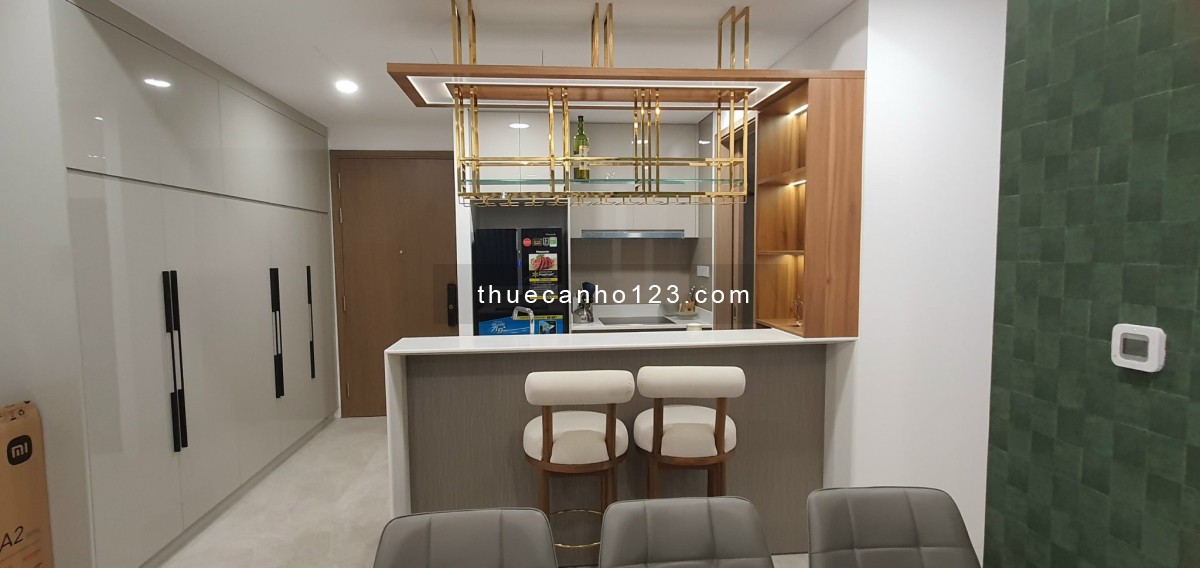 Căn hộ 2 phòng ngủ 90m2, tại THE RIVER THỦ THIÊM, nội thất Cao cấp, view SÔNG, giá thuê 1800$