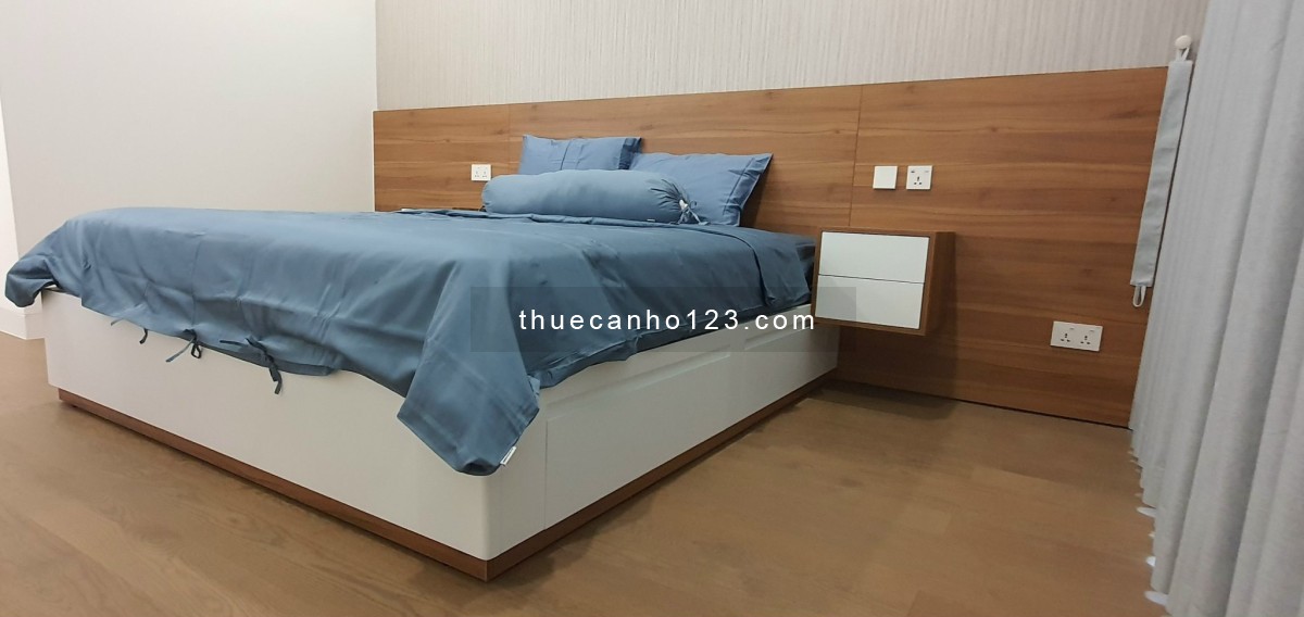 Căn hộ 2 phòng ngủ 90m2, tại THE RIVER THỦ THIÊM, nội thất Cao cấp, view SÔNG, giá thuê 1800$