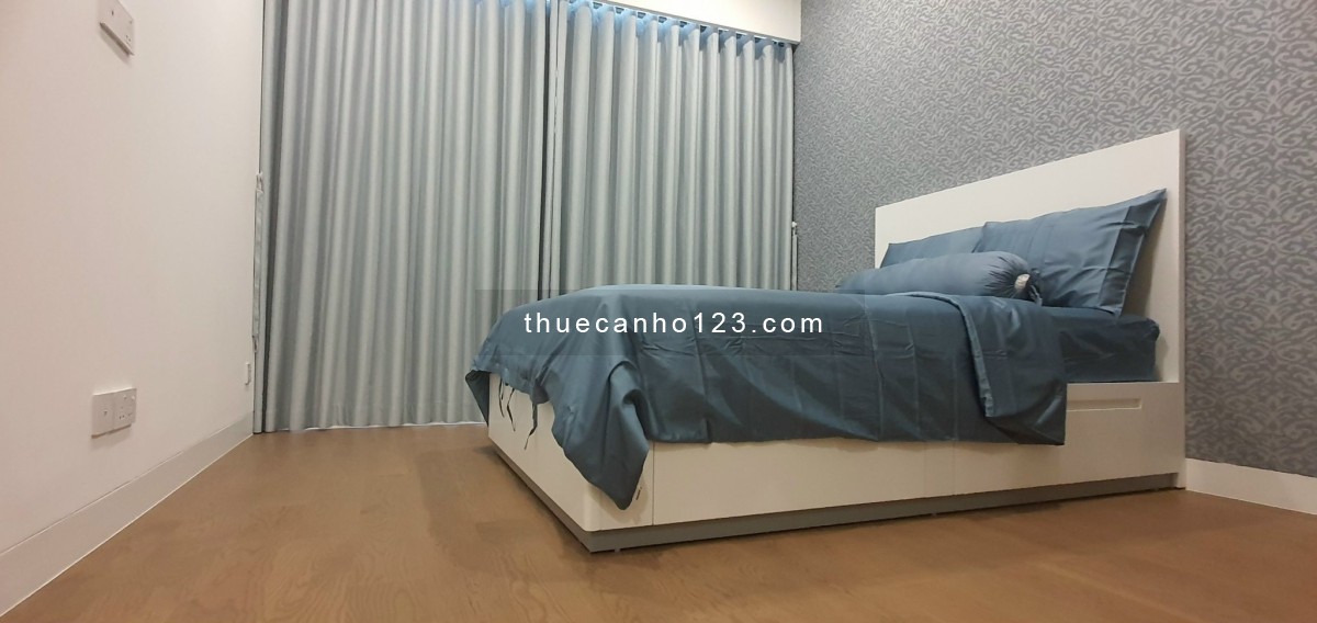 Căn hộ 2 phòng ngủ 90m2, tại THE RIVER THỦ THIÊM, nội thất Cao cấp, view SÔNG, giá thuê 1800$