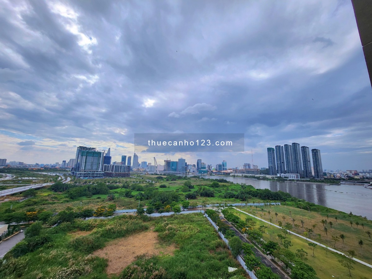 Căn hộ View sông trực diện cho thuê_2PN Full NT tại The River Thủ Thiêm_Giá cực kì tốt