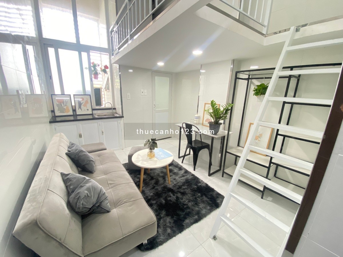 Căn hộ studio , duplex giá sinh viên , full nội thất gần Cầu Đỏ .