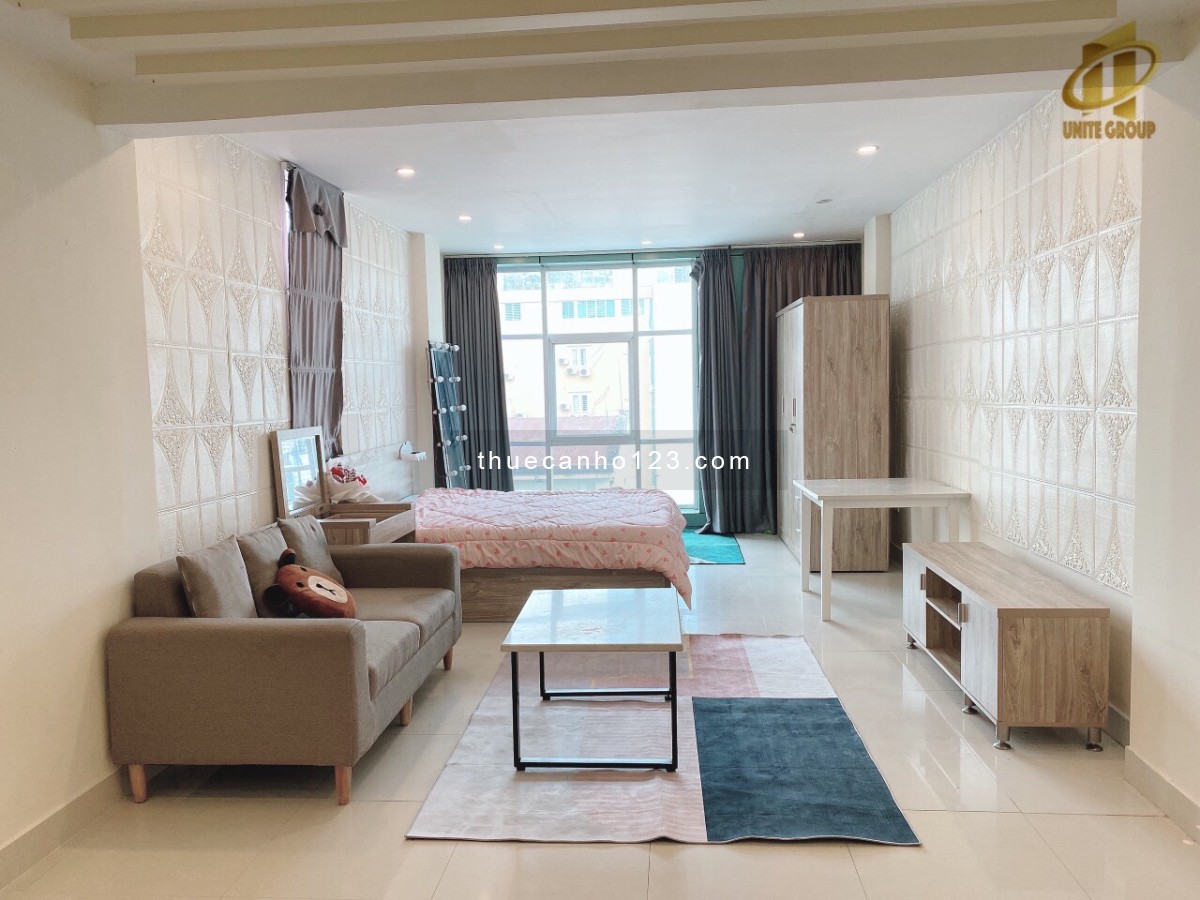 Studio 1PN 45m2 view Bến Bạch Đằng Q1 ngay ĐH Luật Q4