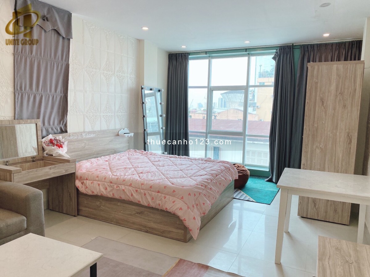 Studio 1PN 45m2 view Bến Bạch Đằng Q1 ngay ĐH Luật Q4