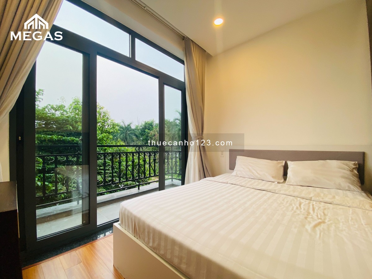 Cho thuê căn hộ tại Thảo Điền Quận 2, view ban công sông Sài Gòn, full nội thất