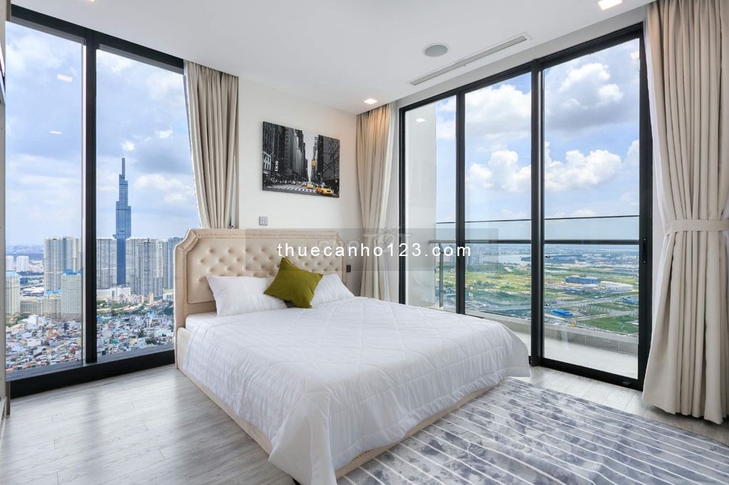Cho thuê căn hộ 3PN Vinhomes Ba Son 126m2, nội thất sang trọng view thoáng giá rẻ nhất