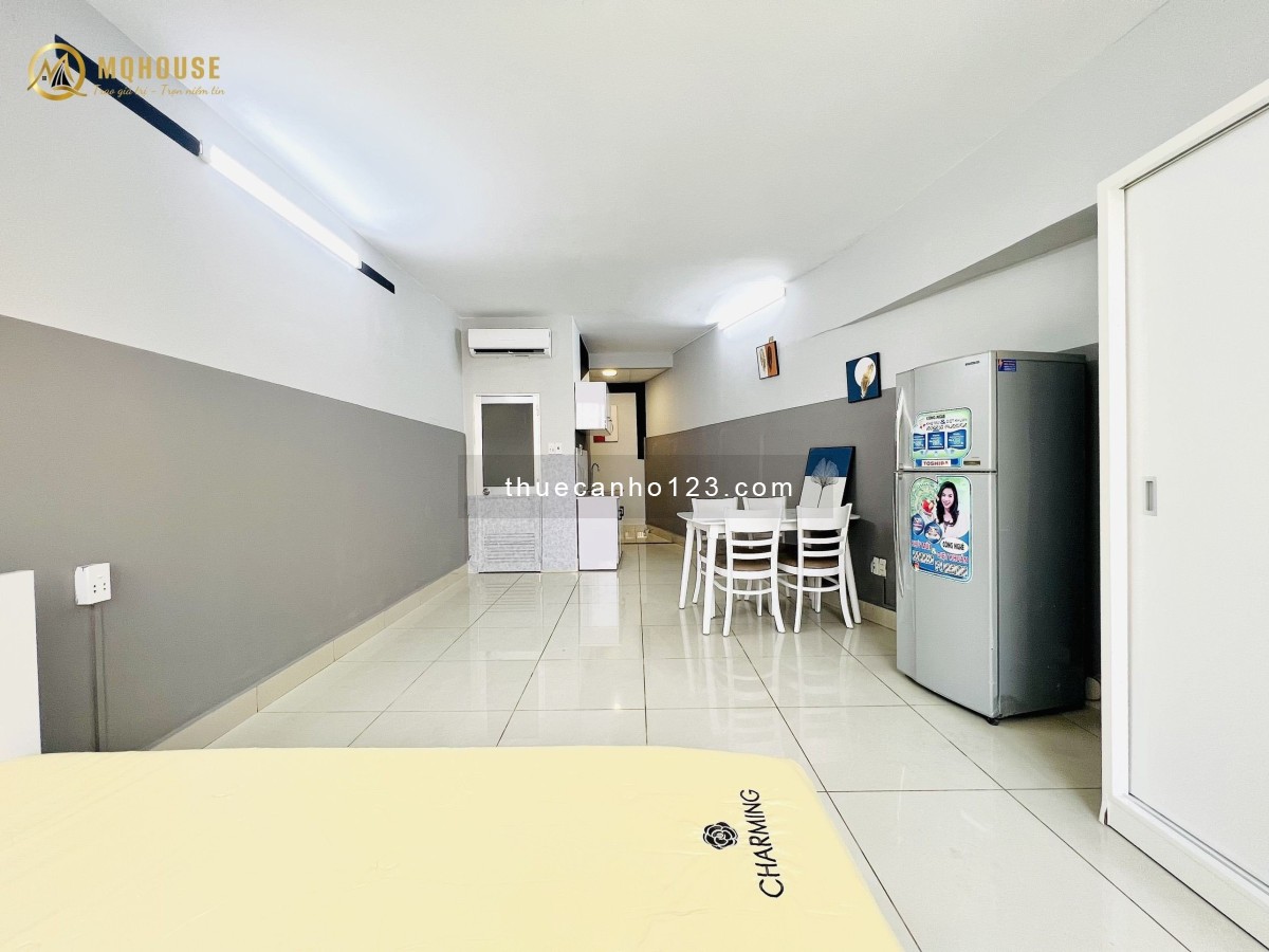Cho thuê chung cư mini studio bếp xa giường cửa sổ lớn - ngay trung tâm quận Phú Nhuận