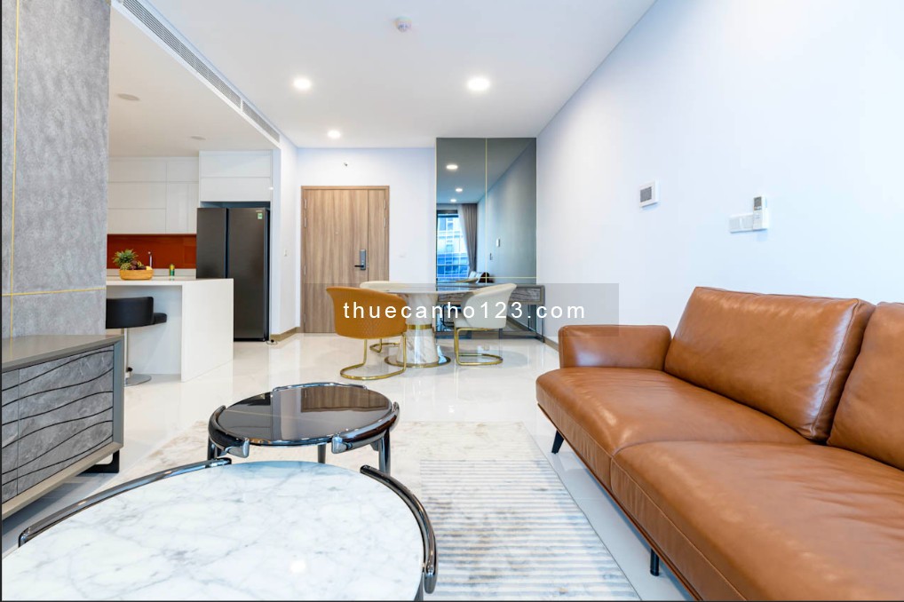 Cho thuê căn 2PN/ 106m2 view sông - Sunwah Pearl Bình Thạnh - Full nội thất cao cấp, Giá 1.600$ BP