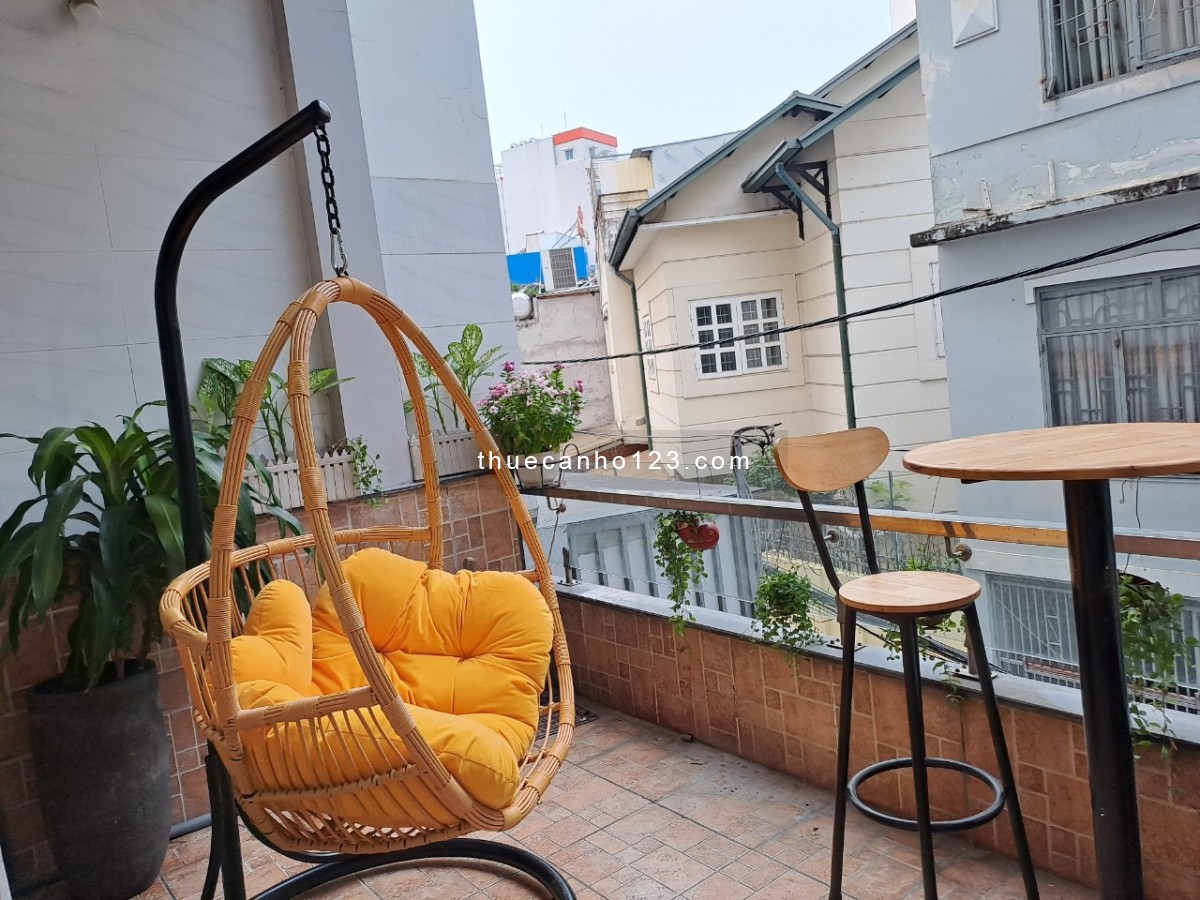 Căn hộ studio balcon mới full NT gần Ngã 4 Phú Nhuận, White Palace, khách sạn Mường Thanh QPN
