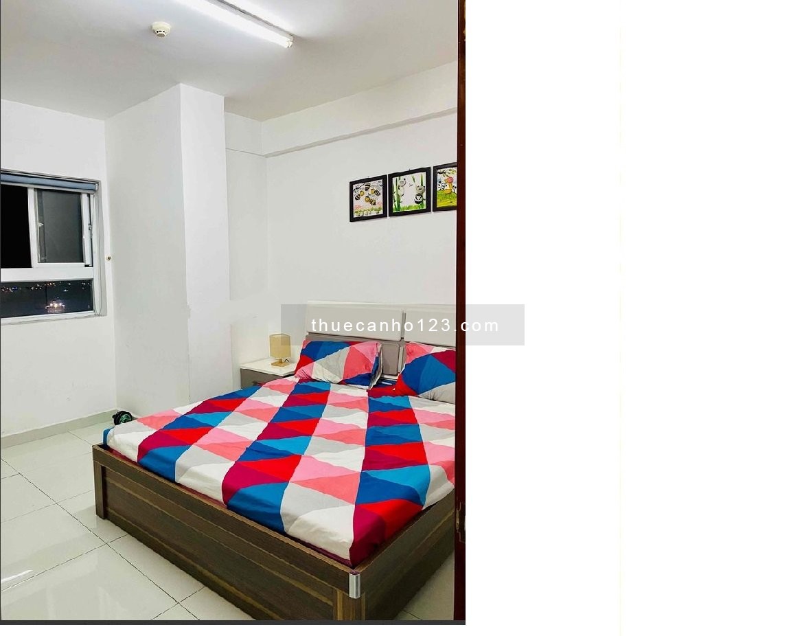 Cho thuê căn hộ 107 Trương Định 75m2, 2PN, nội thất căn bản. Giá cho thuê: 15 tr/th ( LH chính chủ)