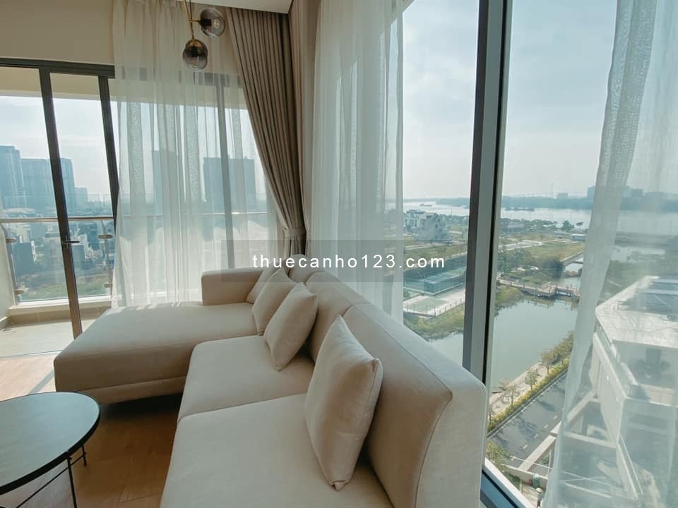 Cho thuê căn hộ 2PN Đảo Kim Cương view sông - nhà đẹp đầy đủ tiện nghi - giá 25 triệu tháng