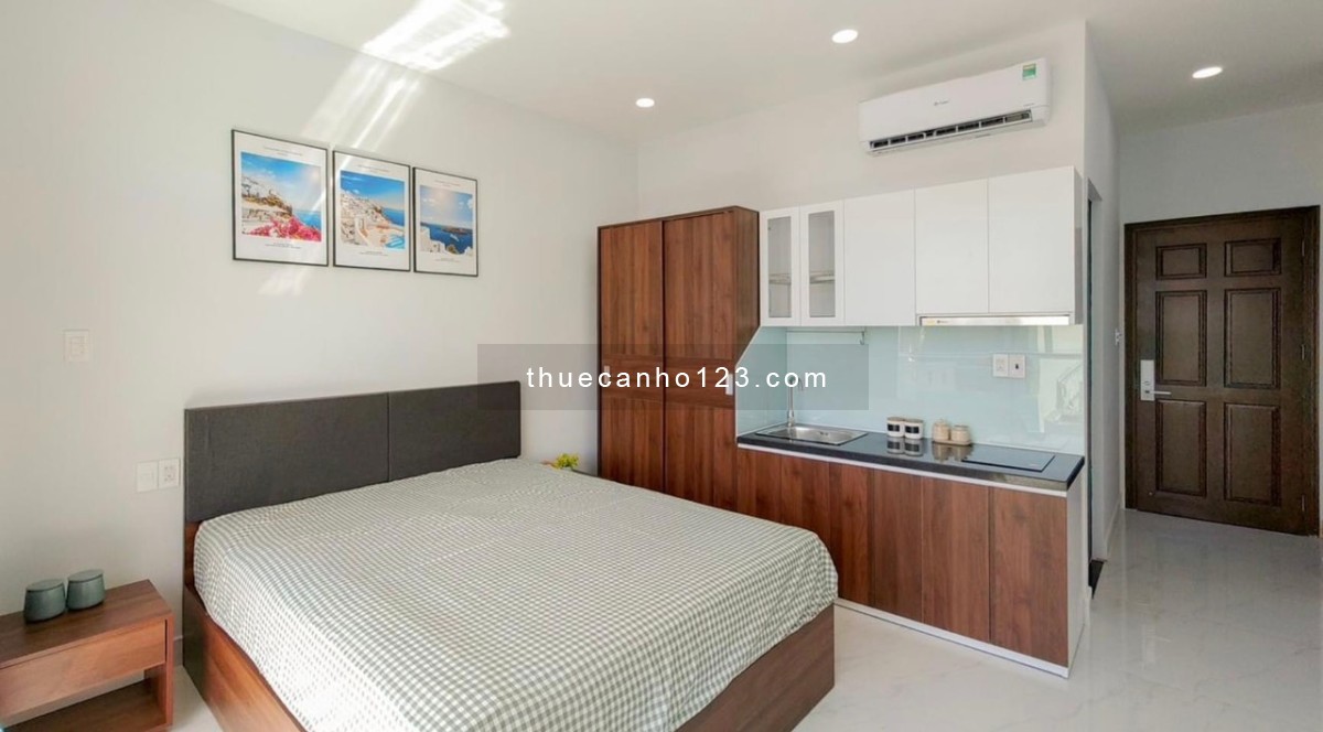 Trống căn hộ studio Q7, DT 28m2 Full NT có Bancol cần cho thuê