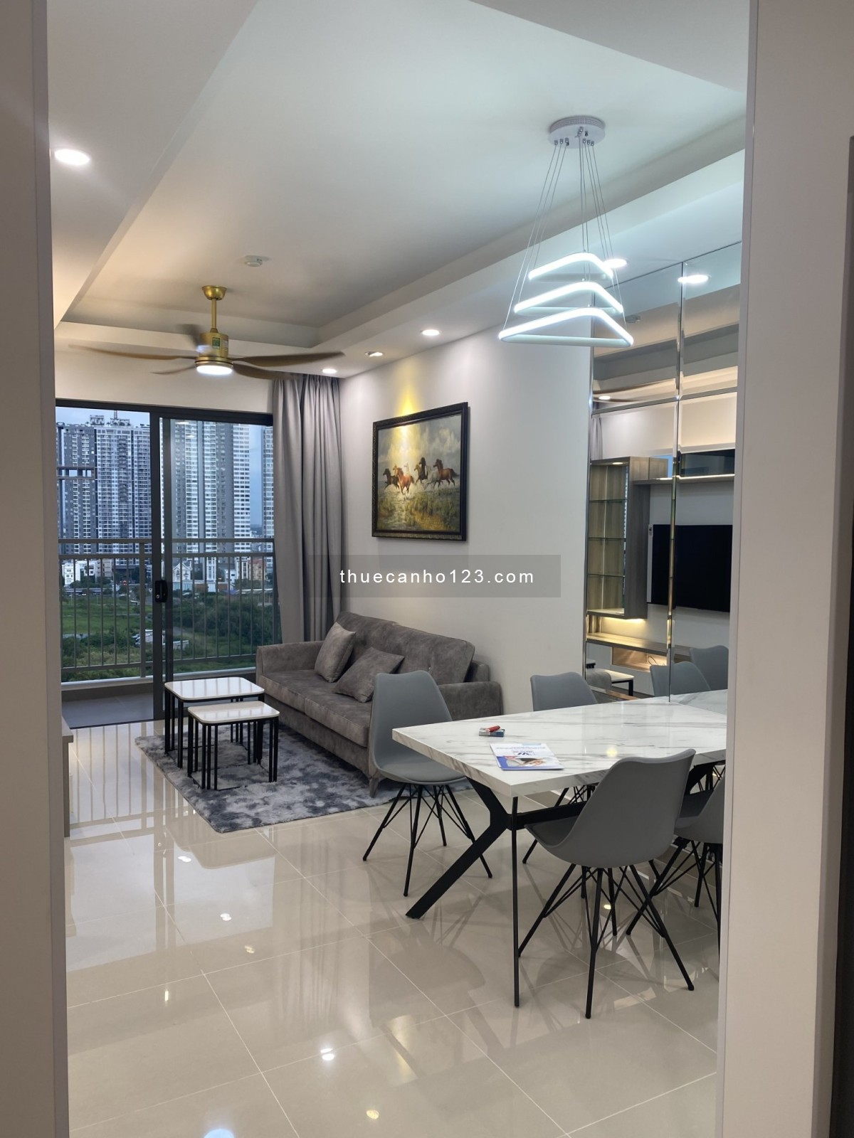 Cho thuê căn hộ 2PN, 2WC Q7 Saigon Riverside quận 7 giá 13 tr/ tháng Full nội thất