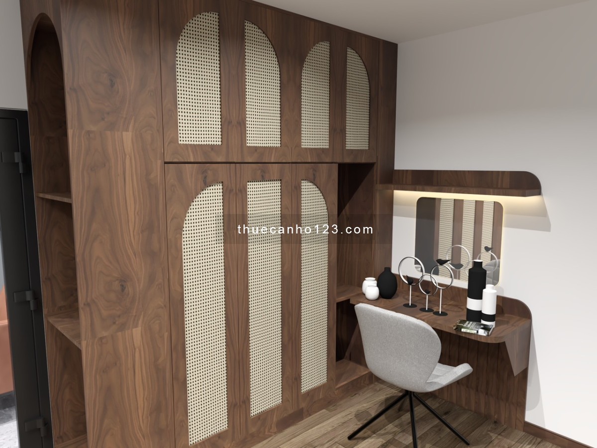 căn hộ 1pn bancol - cửa sổ chỉ tính điện Cv Hoàng Văn Thụ