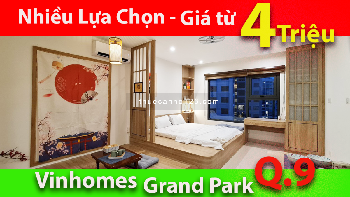Cho Thuê Chung Cư Vinhomes Grand Park Độc Quyền Giá Rẻ Nhiều Lựa Chọn Sẵn Thẻ Xem Nhà