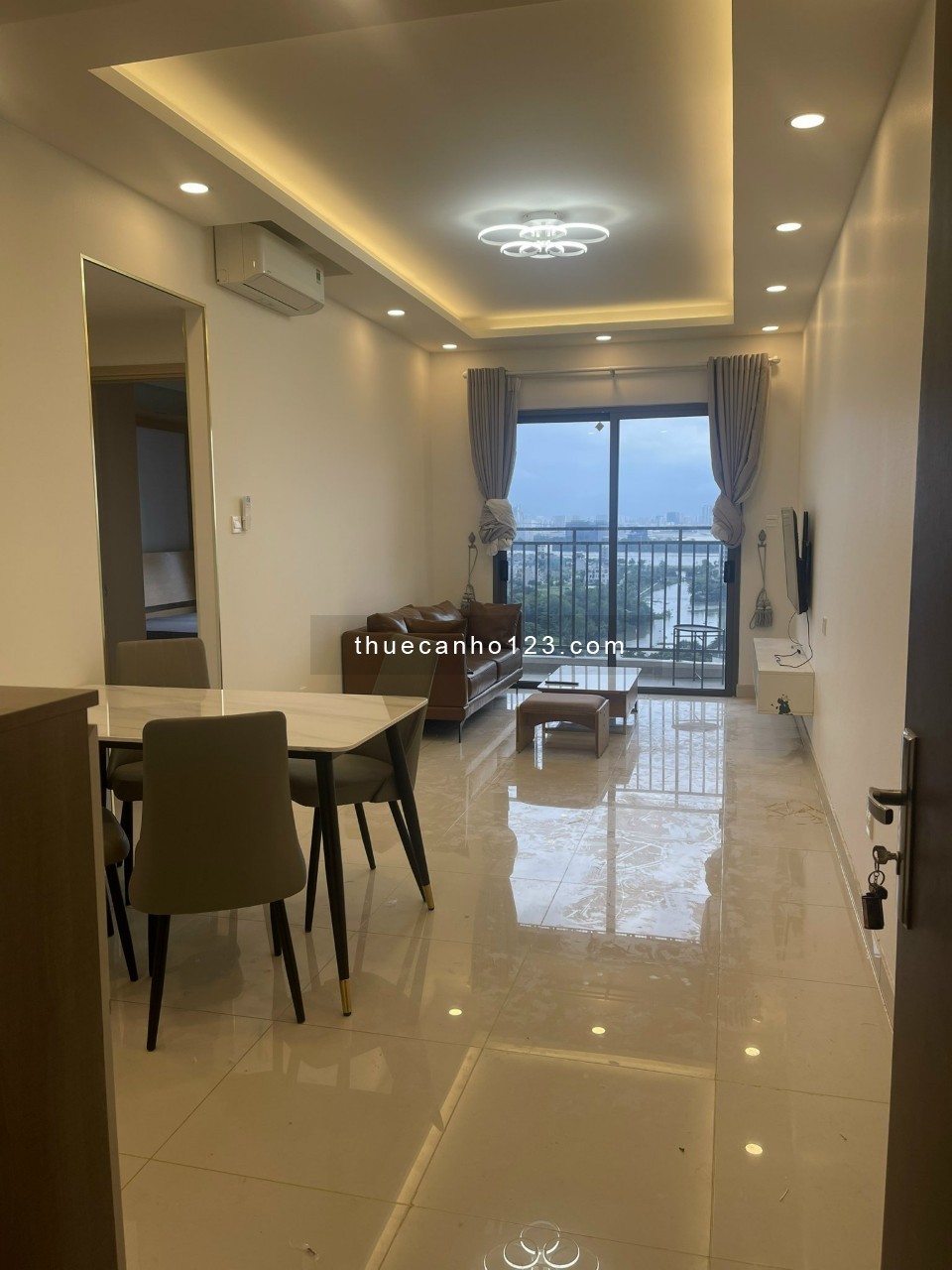 cho thuê căn hộ chung cư Q2, The Sun Avenue, 1pn, full, nhà đẹp y hình