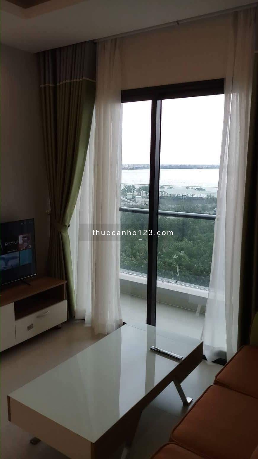 cho thuê căn hộ chung cư Q2, New City thủ thiêm, 2pn, full 15tr, nhà mới sơn sửa mới