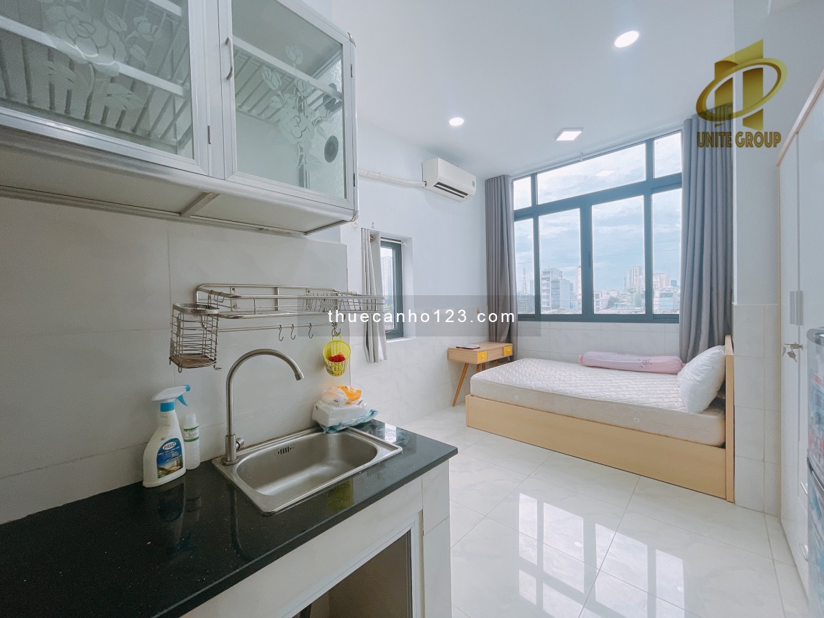 Studio full nội thất ngay cầu nguyễn văn cừ di chuyển qua quận 1 chỉ 5p