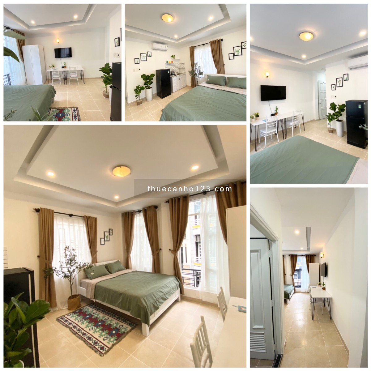 Hệ thống căn hộ chung cư 1pn, 2pn studio, duplex