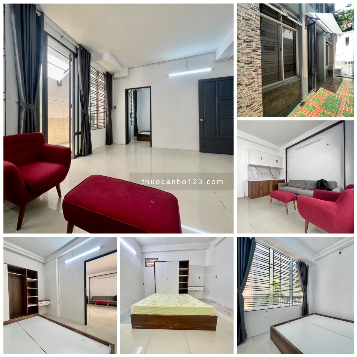 Hệ thống căn hộ chung cư 1pn, 2pn studio, duplex