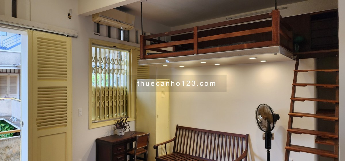 Cho thuê căn hộ studio full nội thất xịn xò ngay hồ con rùa đường Phạm Ngọc Thạch