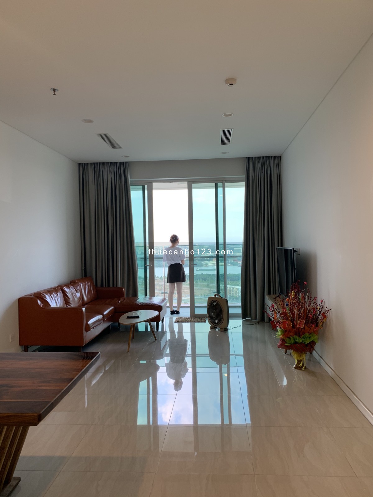 Căn hộ 3 phòng ngủ_113m2, SADORA SALA, nội thất Đầy đủ, view Sông, hướng đón gió, giá 28 triệu