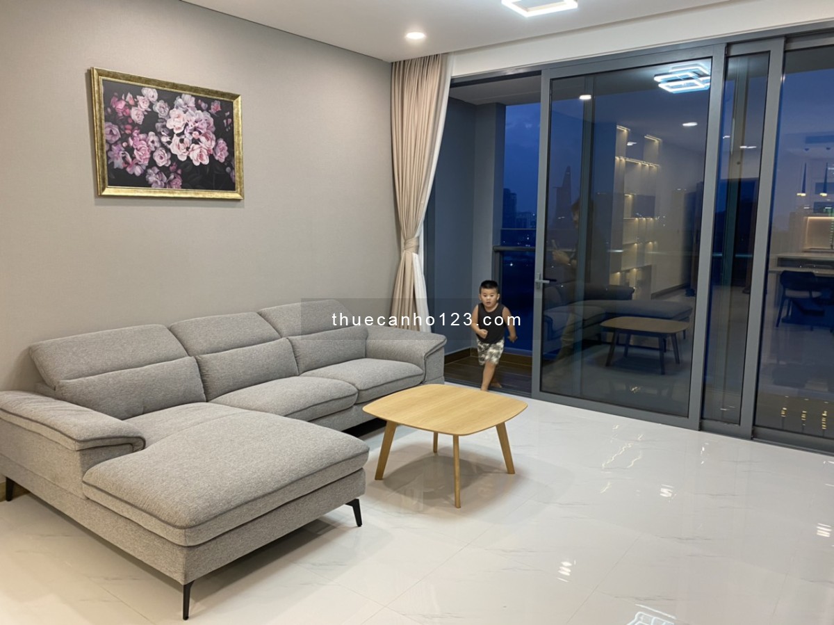 Thuê căn hộ View sông cực đẹp k chắn_Sunwah Pearl_3PN_124m2_Full NT_64tr