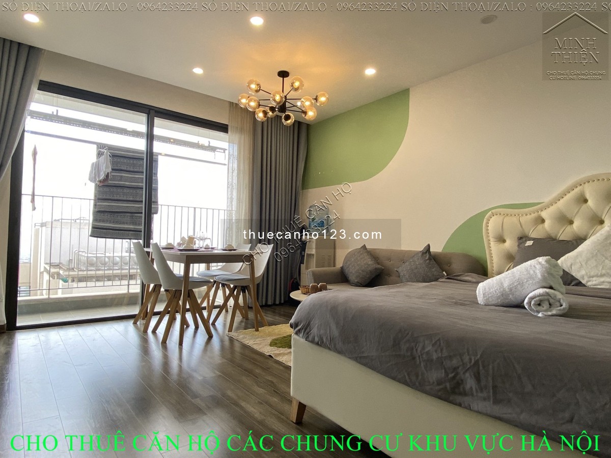 (Chung Cư Vinhomes D’capitale đường Trần Duy Hưng) Cho Thuê Căn Studio Full Nội Thất Cao Cấp