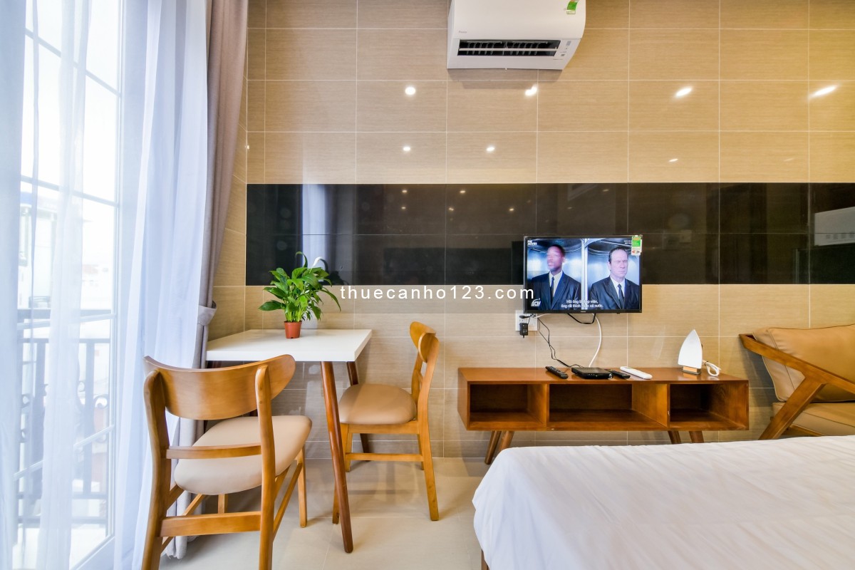 Cho thuê căn hộ mini full nội thất ngay Phan Xích Long gần Ngã 4 Phú Nhuận Quận Phú Nhuận