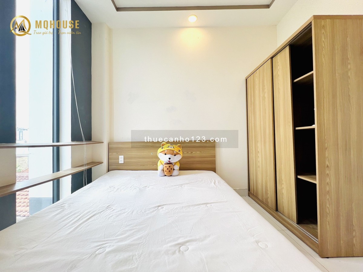 Cho thuê căn hộ 1PN có balcon sẵn nội thất ngay gần khu Phan Xích Long QPN