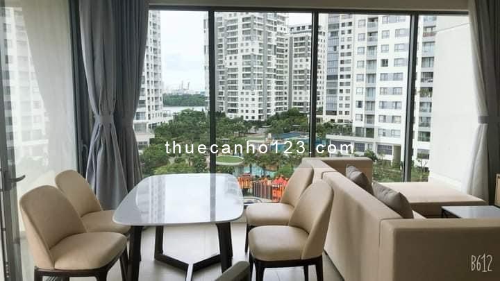 Cho thuê căn góc 2 phòng ngủ view sông đầy đủ nội thất dọn vào ngay LH 0362347977 (Ms.Thảo)