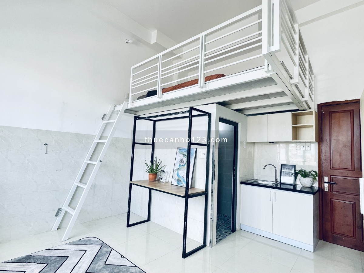 Cho thuê Duplex full nội thất view bancon free xe gần cư xá thanh đa bình thạnh