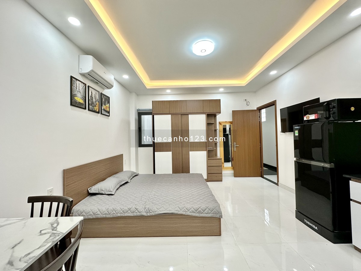 Cho thuê căn hộ mini Studio cửa sổ thoáng - 30m2 - FULL nội thất gần Phan Đăng Lưu - Giá rẻ bất ngờ