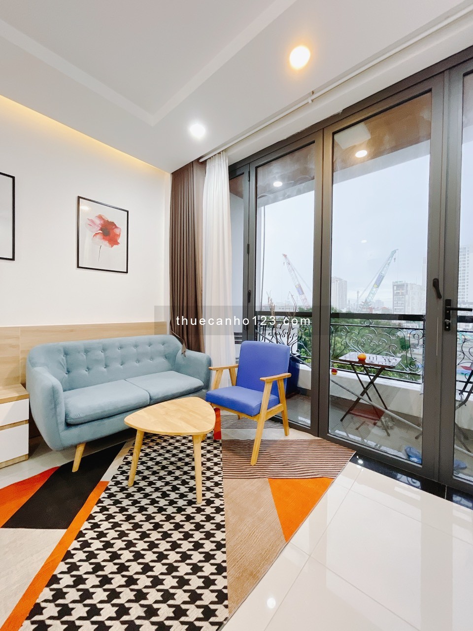 STUDIO 35m2 Bancon Full Nội Thất Quận 4 ngay cầu Kênh Tẻ FREE TẤT CẢ PHÍ