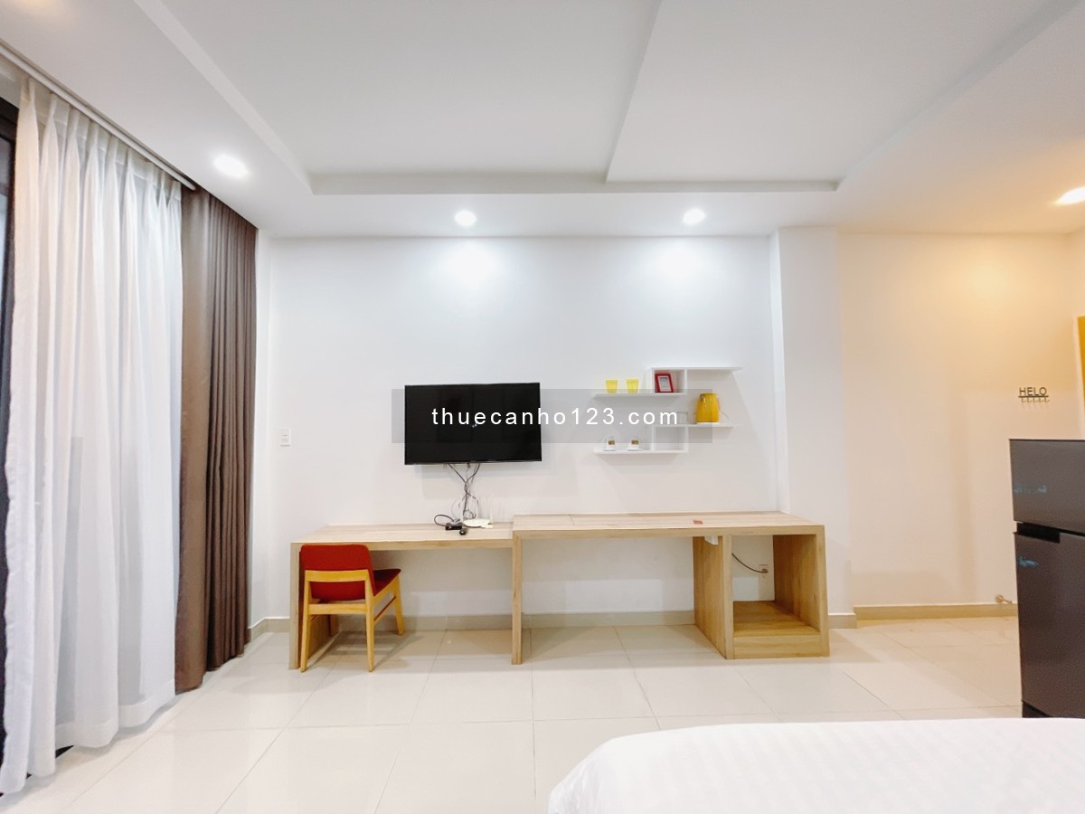 STUDIO 35m2 Bancon Full Nội Thất Quận 4 ngay cầu Kênh Tẻ FREE TẤT CẢ PHÍ