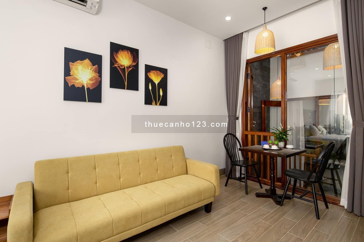 Căn hộ Studio Full nội thất xinh xinh có ban công ngay Khu An Thượng