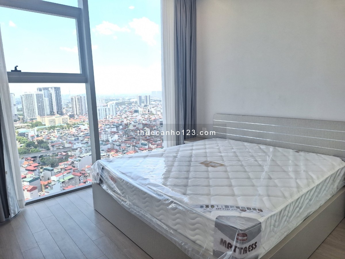 Cho thuê CHCC 2 phòng ngủ, full nội thất cao cấp, tầng cao, view đẹp tại The Nine số 9 Phạm Văn Đồng