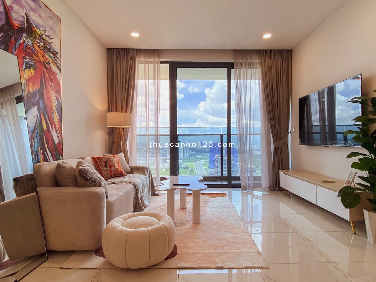 Với căn hộ cực kì cao cấp 3PN, đầy đủ nội thất đẹp, 55 triệu, Sunwah Pearl