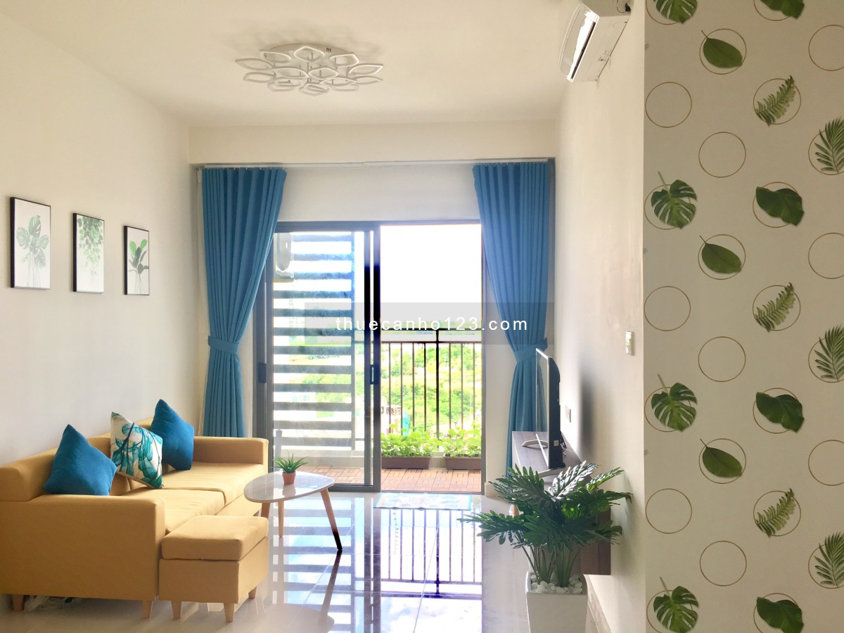 Cho thuê căn hộ 2PN - 2WC 70m2, The Sun Avenue, full nội thất, giá 15tr. LH 0901102909