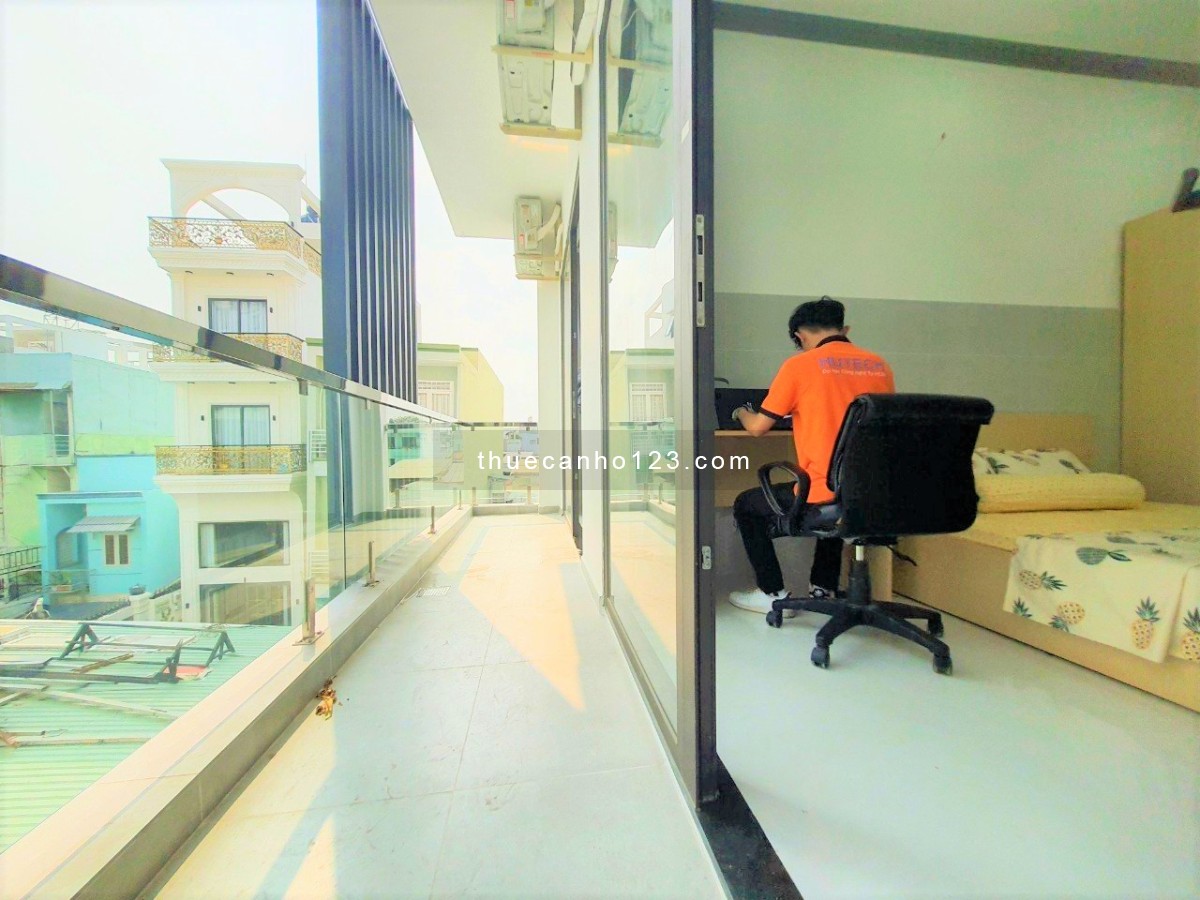 Phòng xinh ban công thoáng - full nội thất tiện nghi cho sinh viên Hutech - Ngoại thương - UEF...